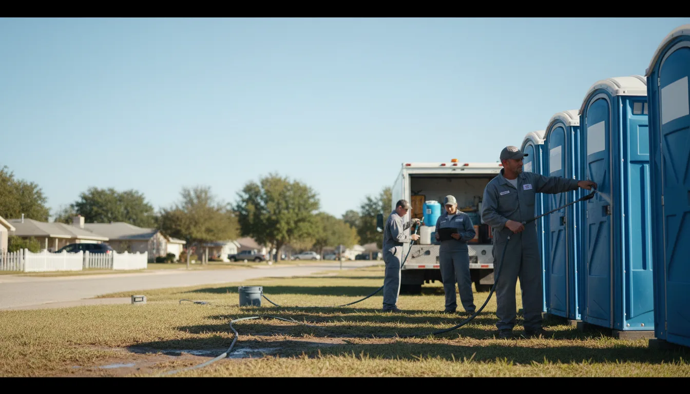 Long-Term Portable Toilet Rental in De Soto, IA near me